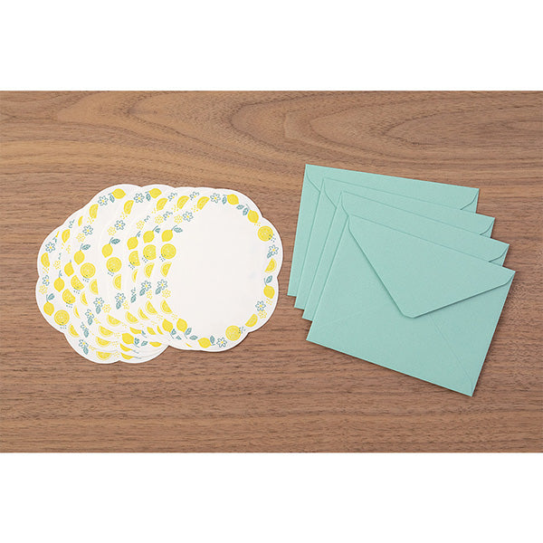 Lemon Letterpress Die-Cut Letter Set · Midori