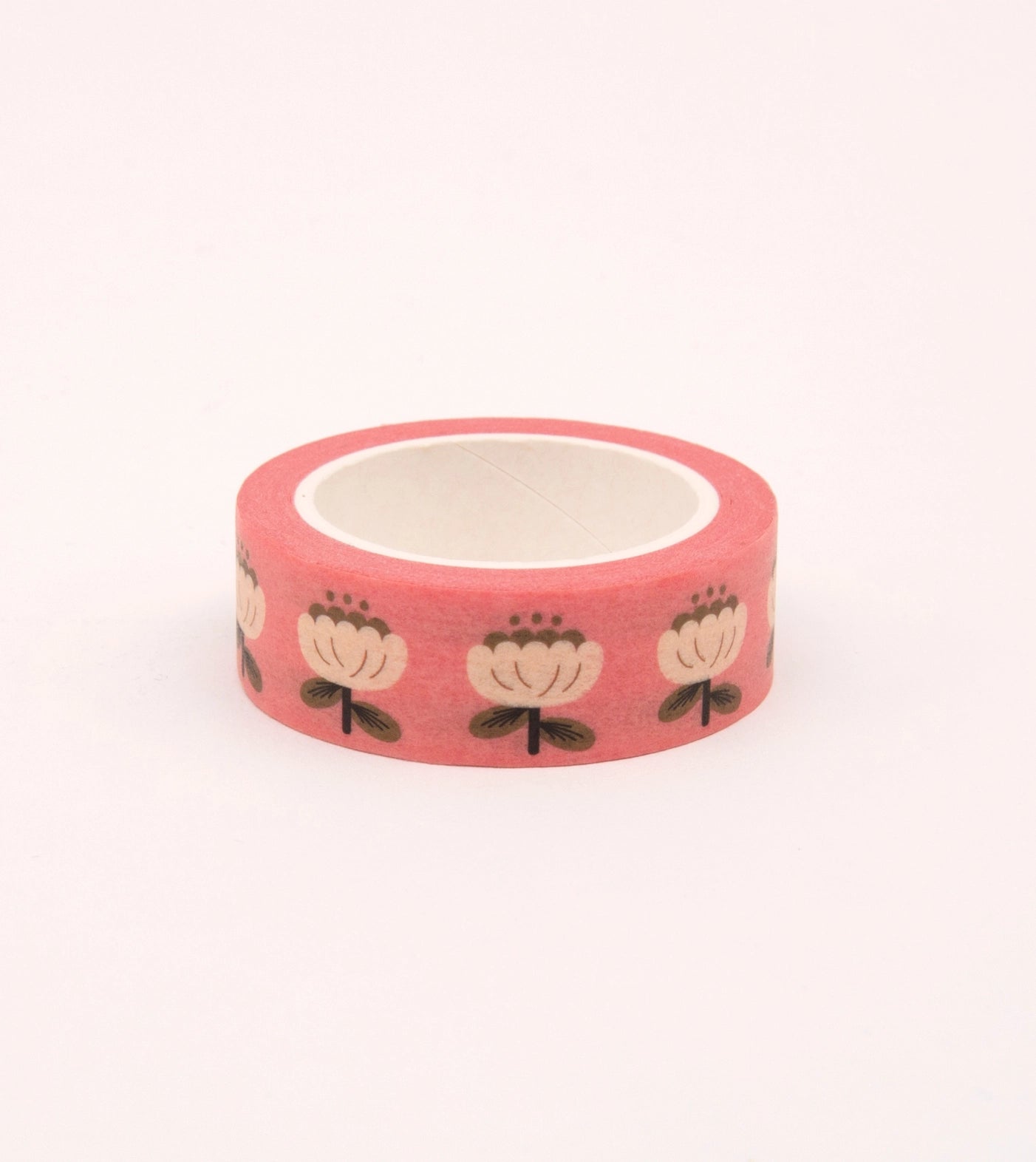 Pink Poppy Floral Washi Tape · Clap Clap