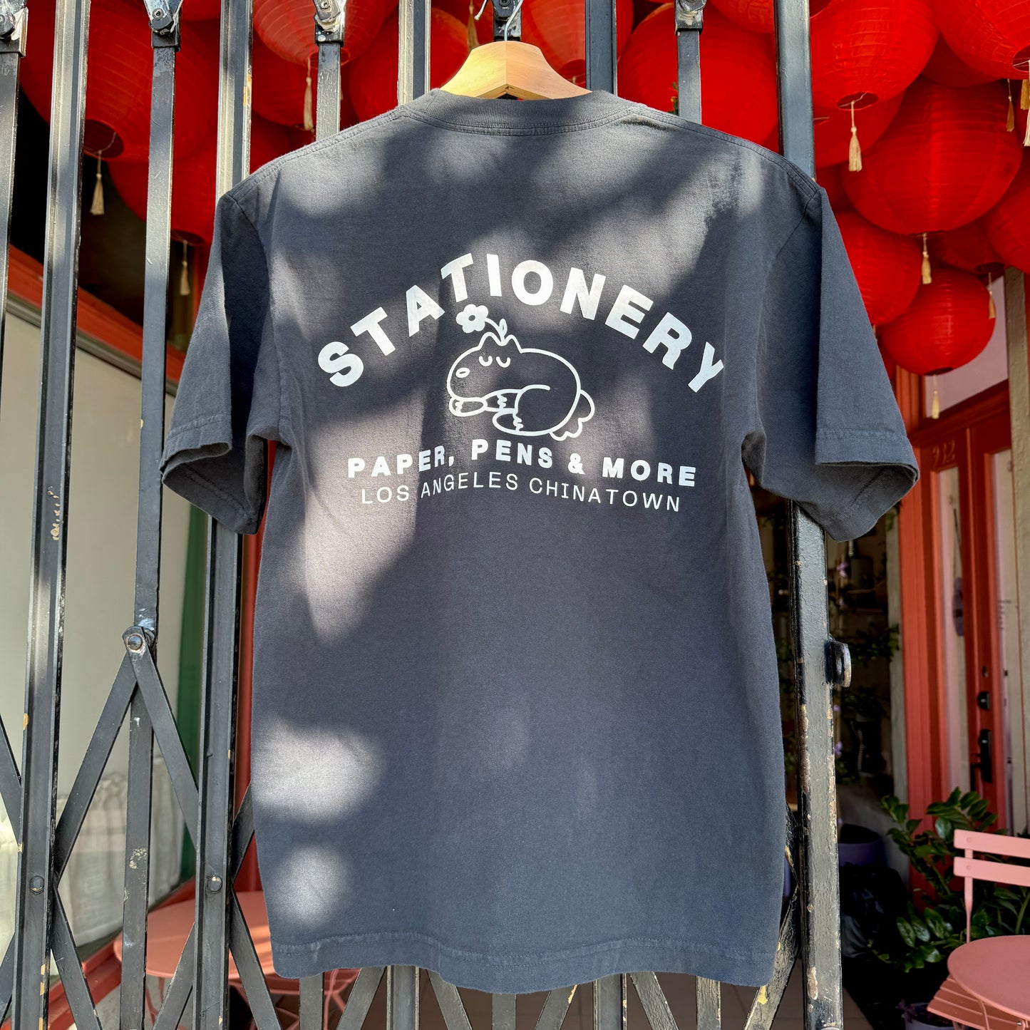Paper Plant Co Original Sleeping Vincent Tee - Charcoal