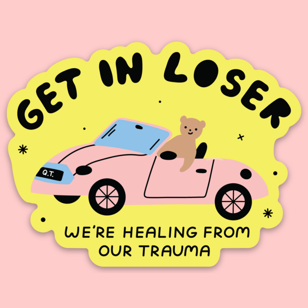 Get In Loser Sticker · Tender Ghost