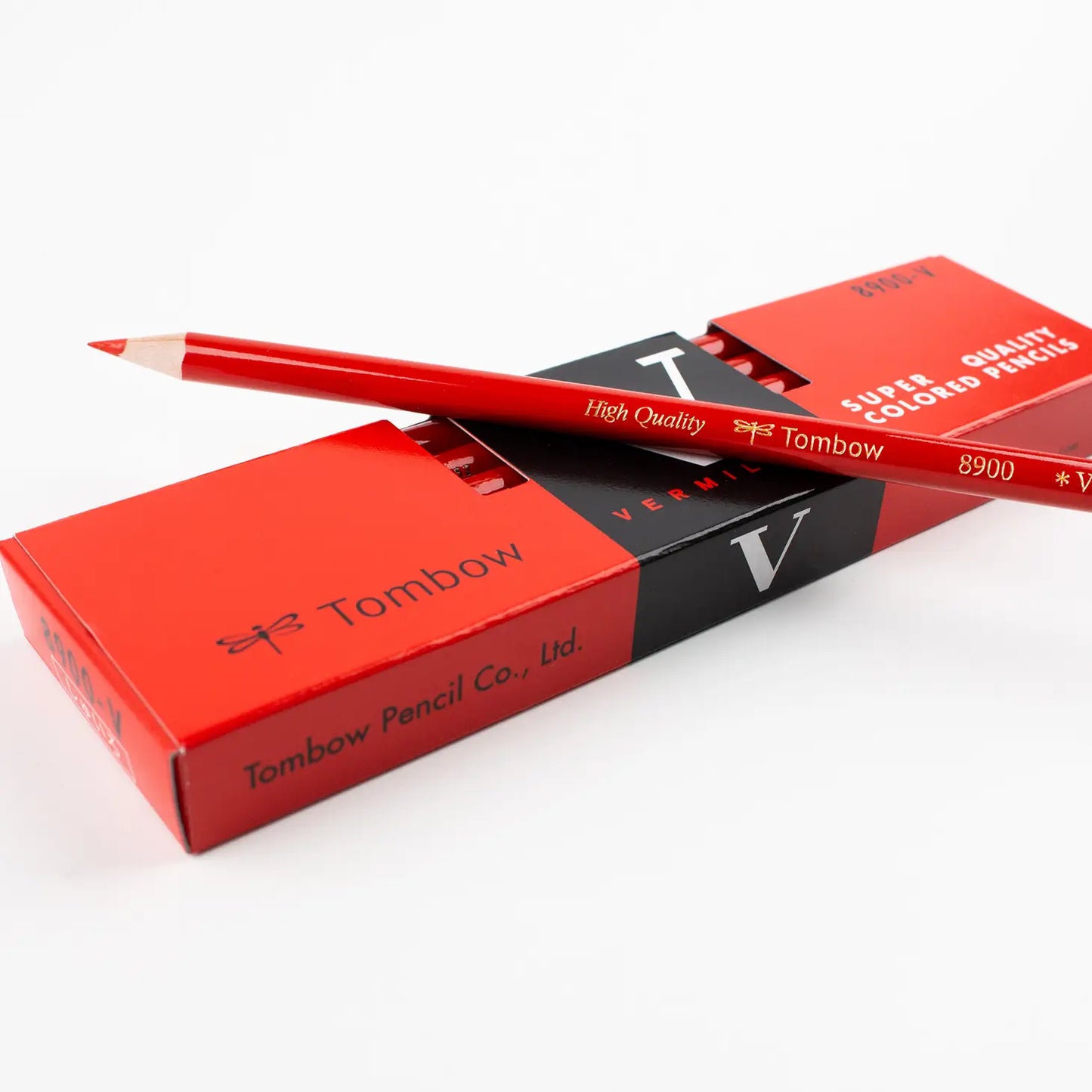 Tombow 8900-V Colored Pencil - Red / Box