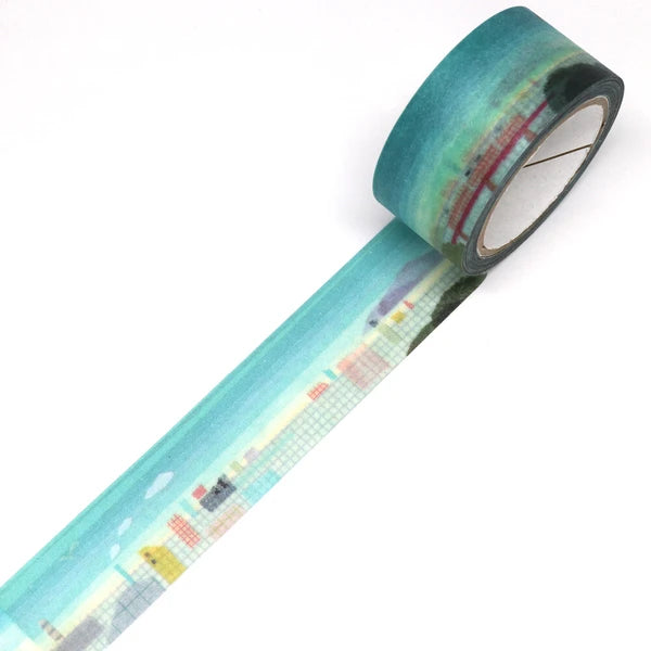 Blue and Town Washi Tape · Miki Tamura