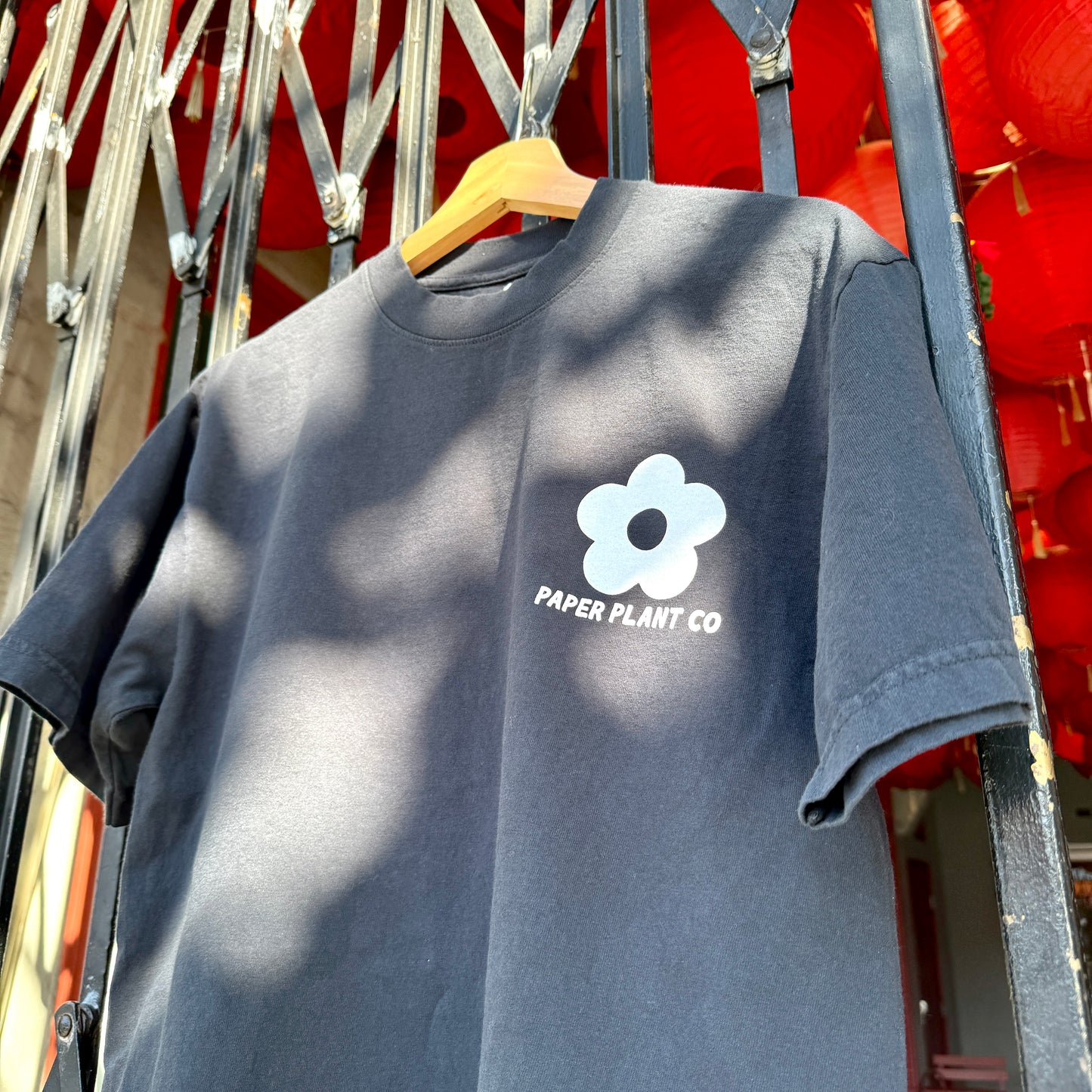 Paper Plant Co Original Sleeping Vincent Tee - Charcoal
