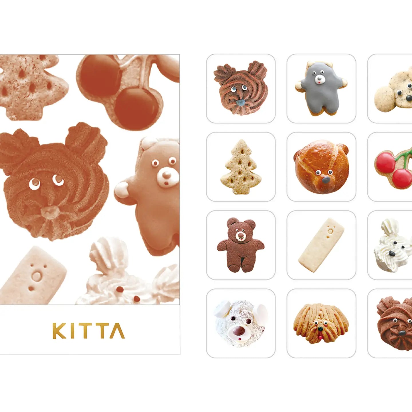 Cookies KITTA Clear Stickers · King Jim