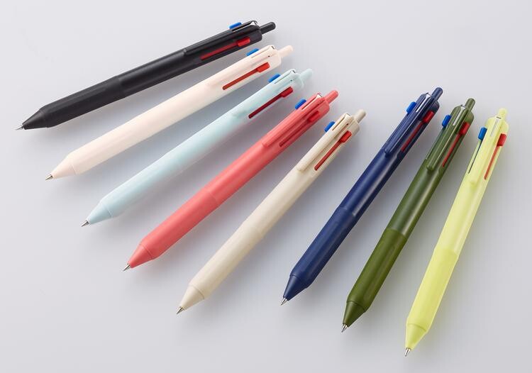 Uni Jetstream 3 Color Multi Ballpoint Pen 0.7mm - Dark Olive