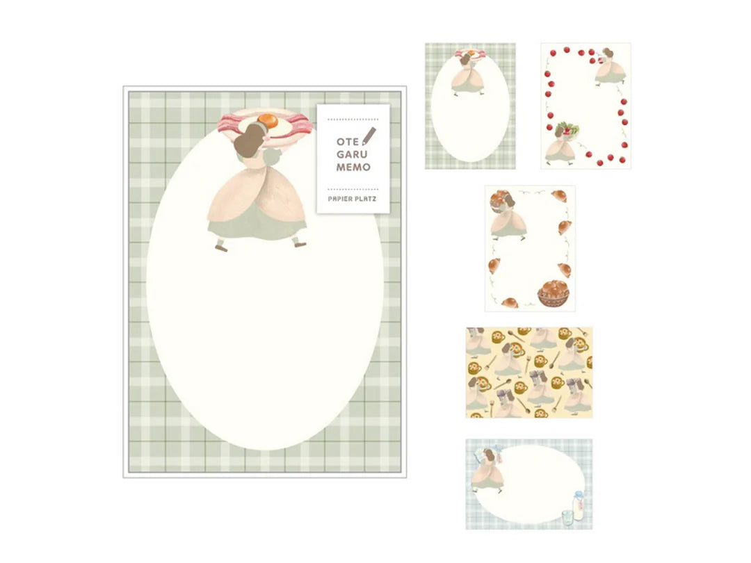 Necktie Breakfast Is Ready Otegaru Memo Pad · Papier Platz