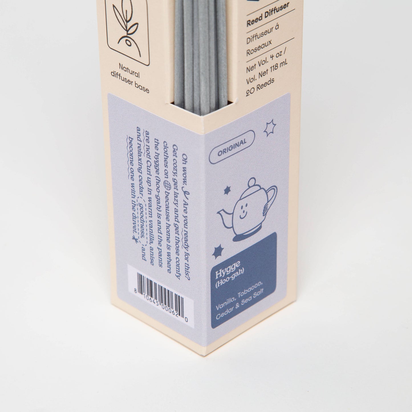 Hygge (Vanilla, Tobacco & Sea Salt) 4 oz Reed Diffuser · Milk Jar Candle Co.