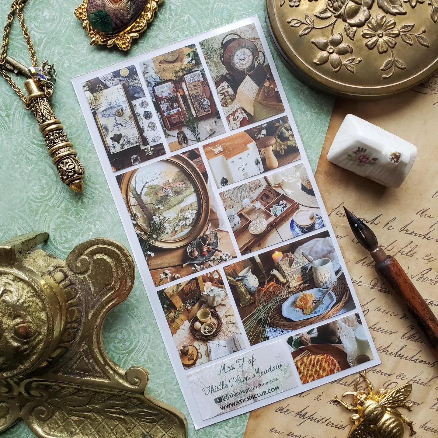 Cottagecore Living Sticker Sheet · STICKII