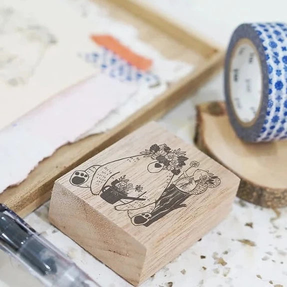 Florist Rubber Stamp · Black Milk Project