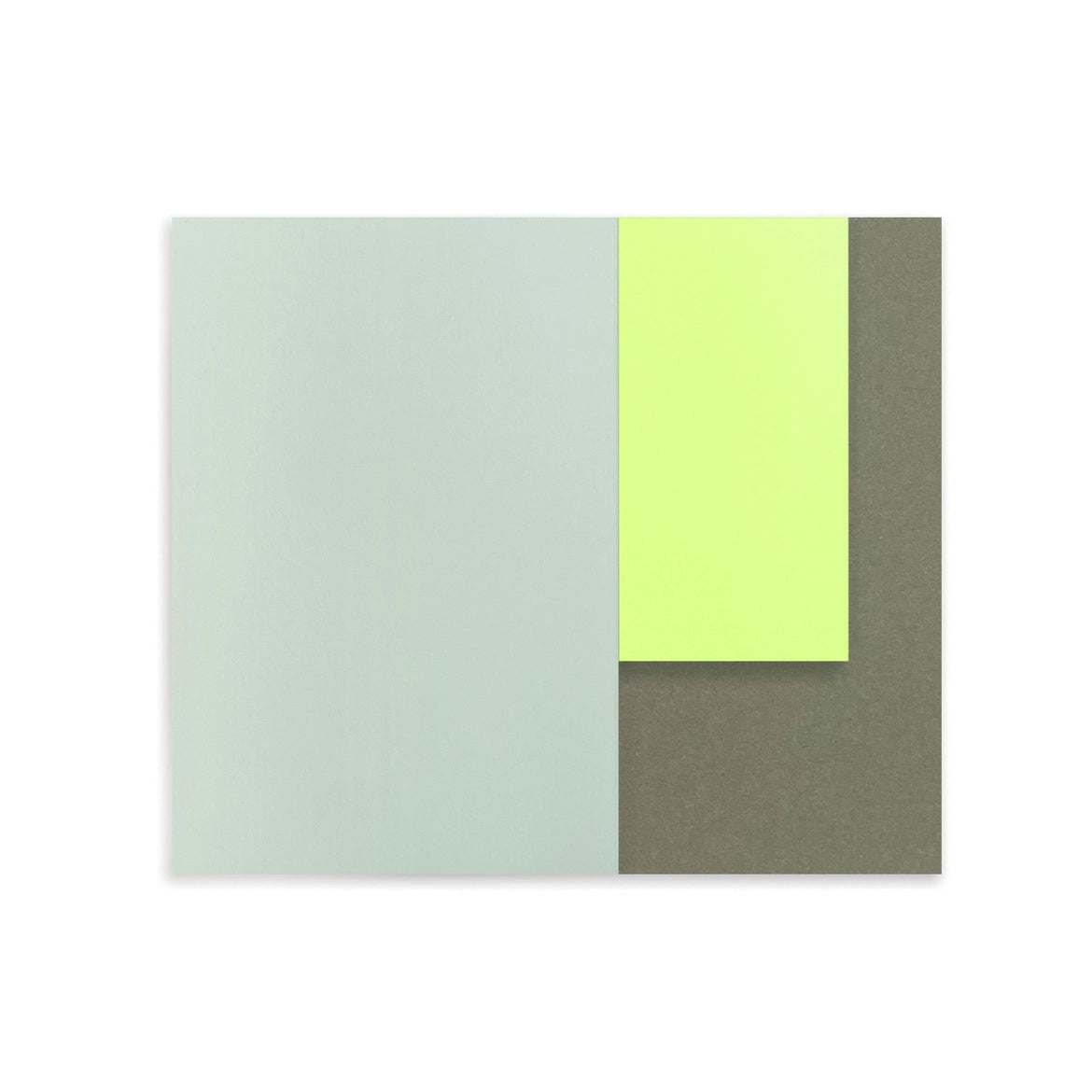 Green/Yellow Section Memo Pad