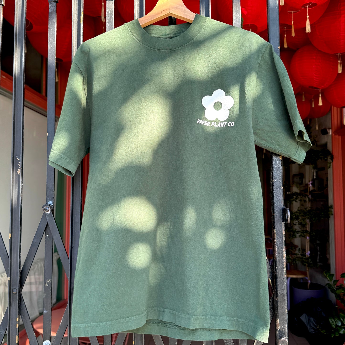 Paper Plant Co Original Sleeping Vincent Tee - Forest Green