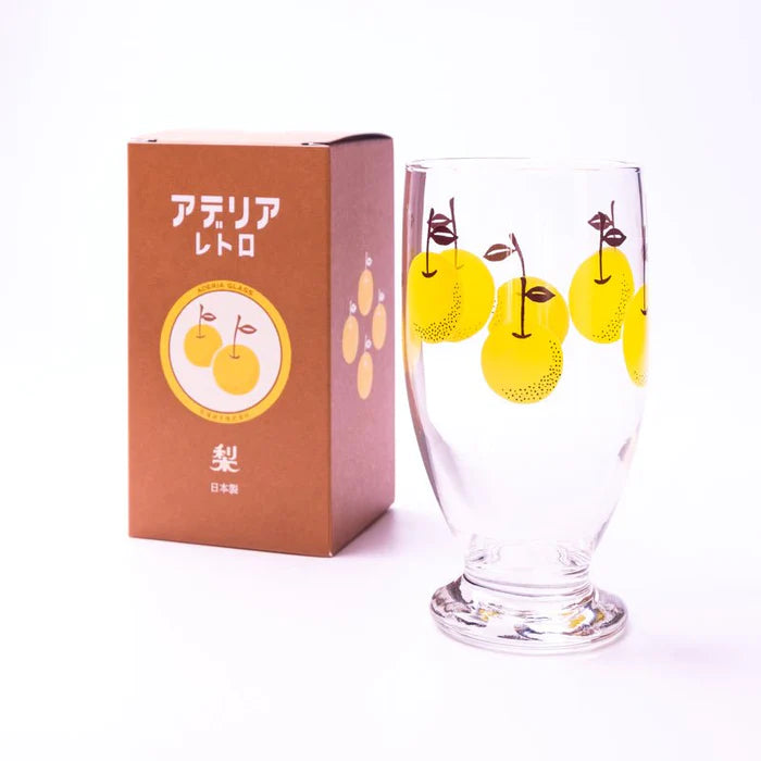 Nashi Pear Retro Glass Cup · ADERIA