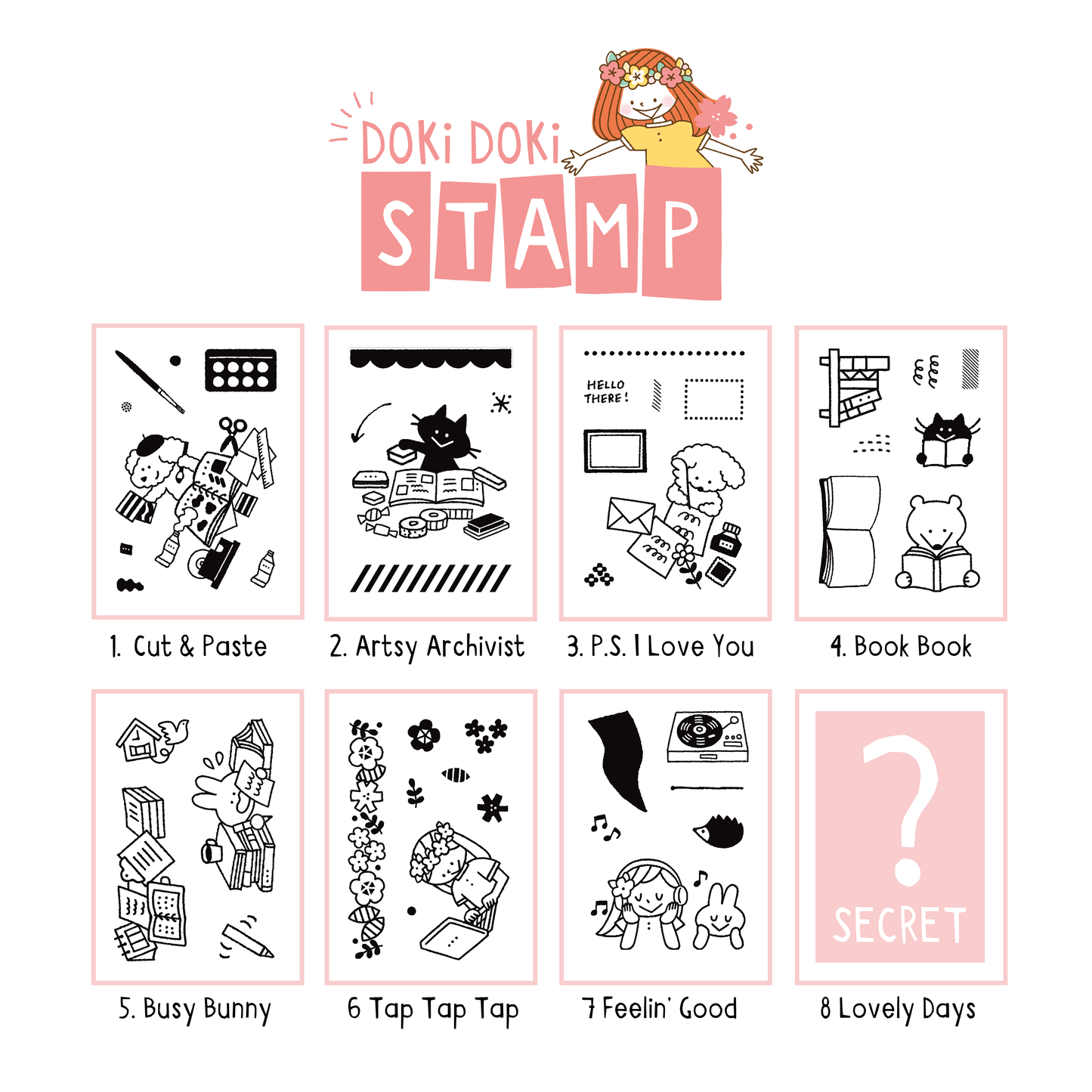 Doki Doki Clear Stamps · Sakuralala