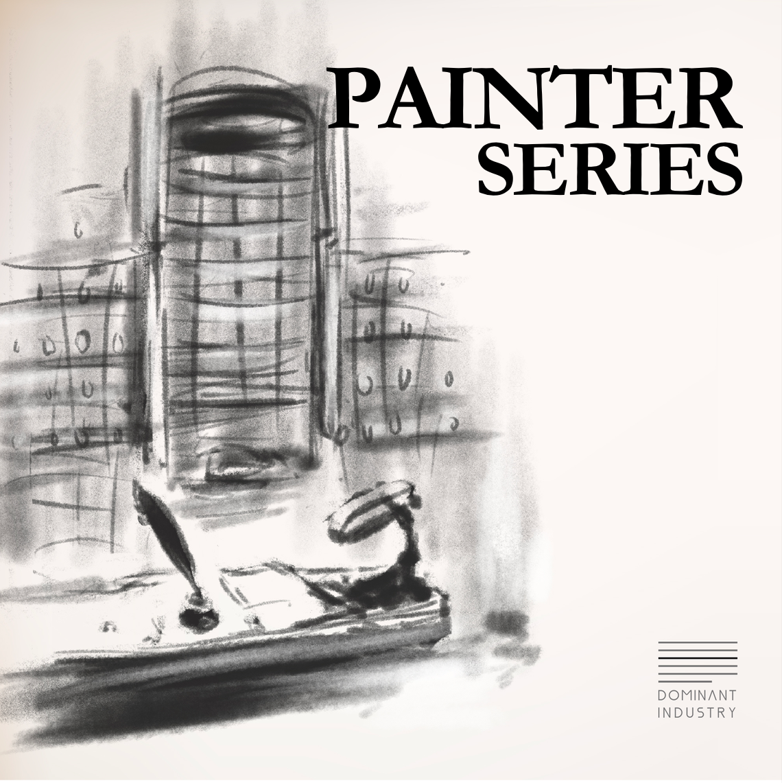 fountain pen ink painter artist black white