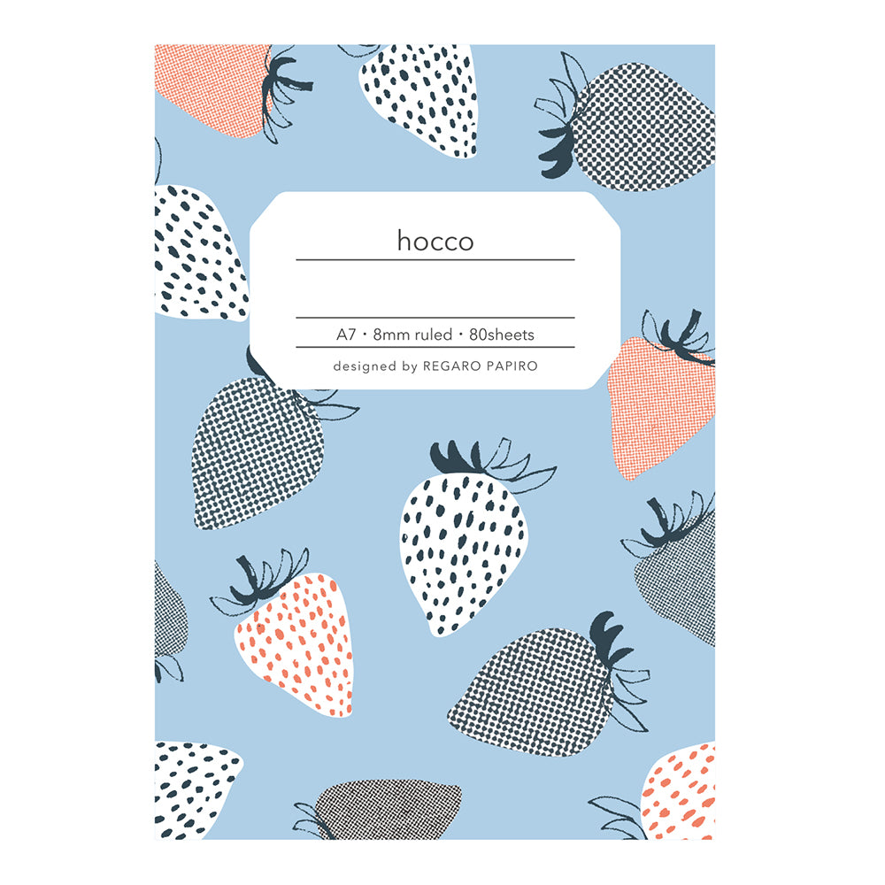 hocco Strawberry Lined Notebooks · Regaro Papiro