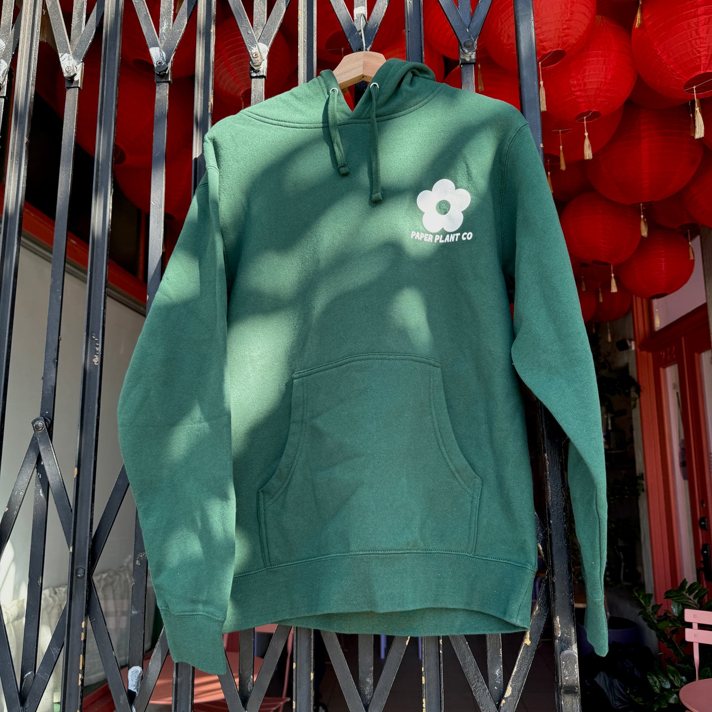 Paper Plant Co Original Sleeping Vincent Hoodie - Forest Green