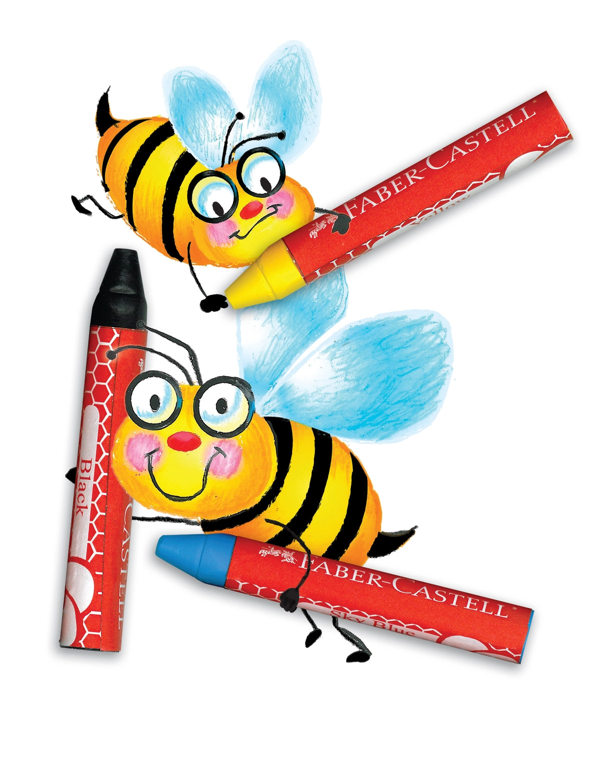 12 Brilliant Beeswax Crayons in Storage Case For Kids · Faber-Castell