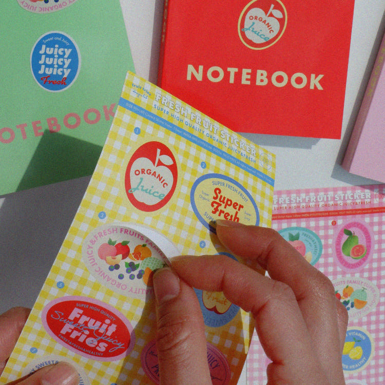 Fresh Fruit Sticker Sheets · Fruit Fries