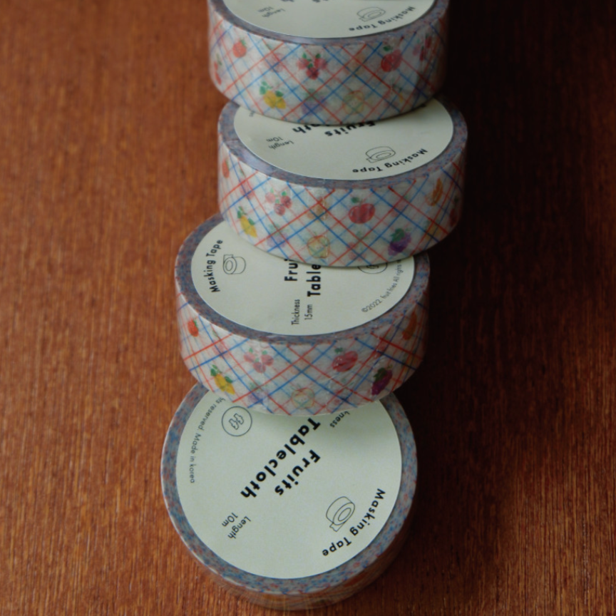 Fruits Tablecloth Masking Tape · Fruit Fries