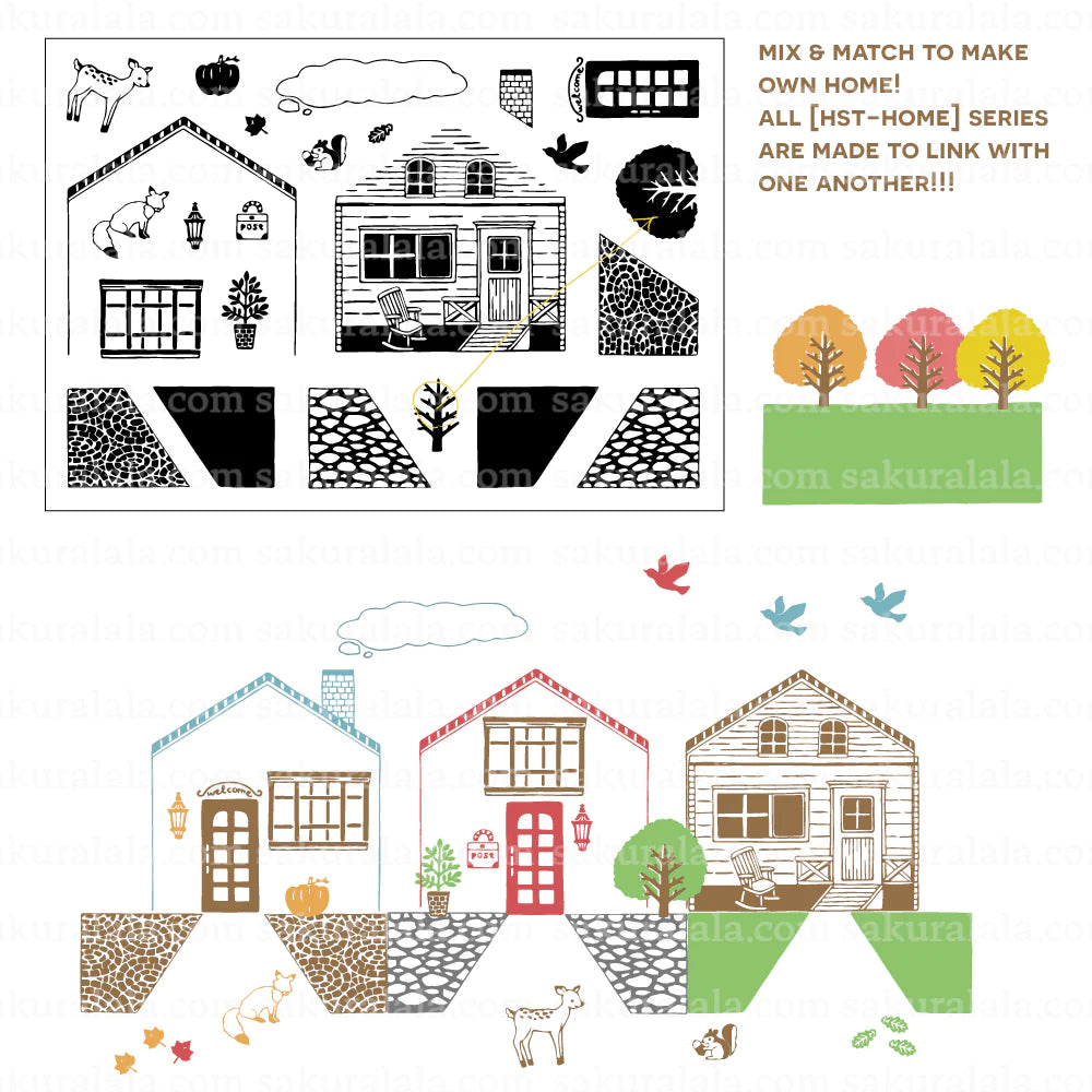 HST - Autumn Home Clear Stamps · Sakuralala