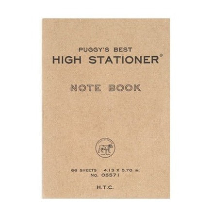 Hightide Puggy's Best High Stationer Notebook / Small