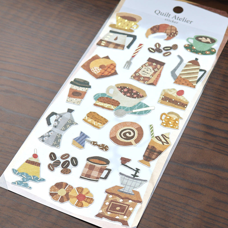 Relaxing Time Quilt Atelier Series Sticker Sheet · Mind Wave