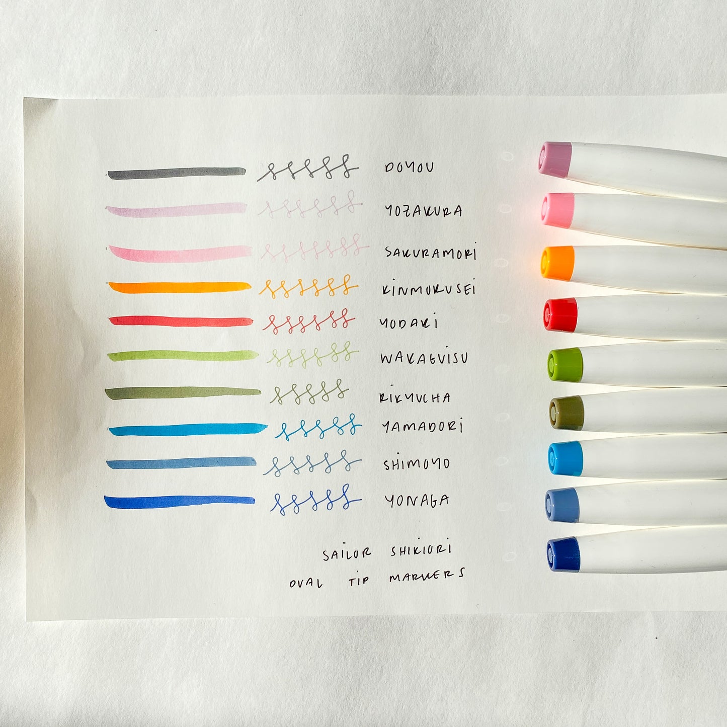 Sailor Shikiori Dual Tip Markers