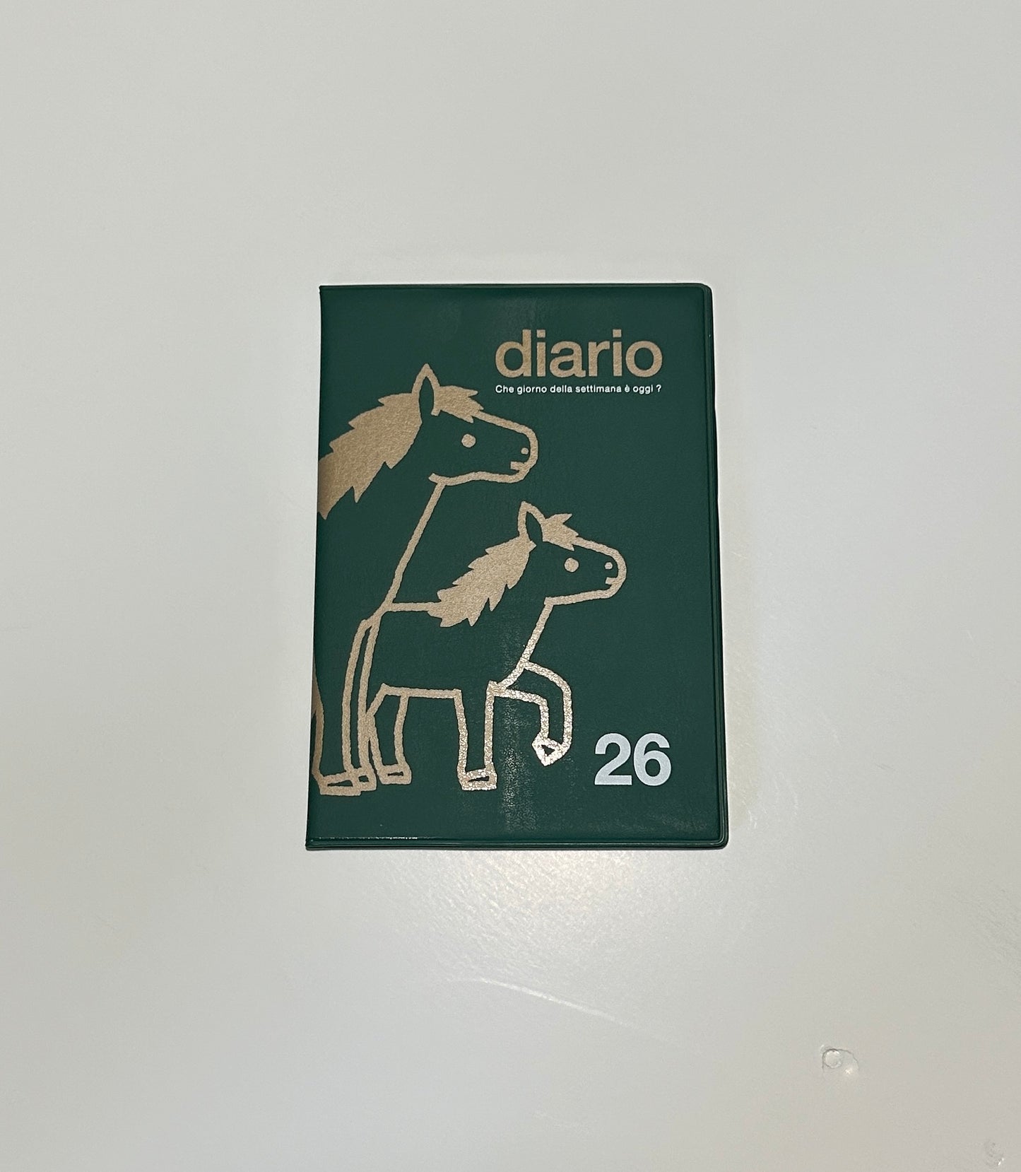 Rollbahn 2026 Beige Pony Monthly Planner Pocket Book 《A6》