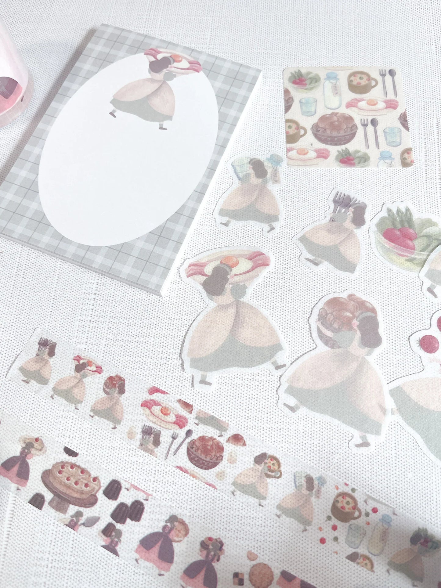 Necktie Breakfast Is Ready Flake Sticker · Papier Platz