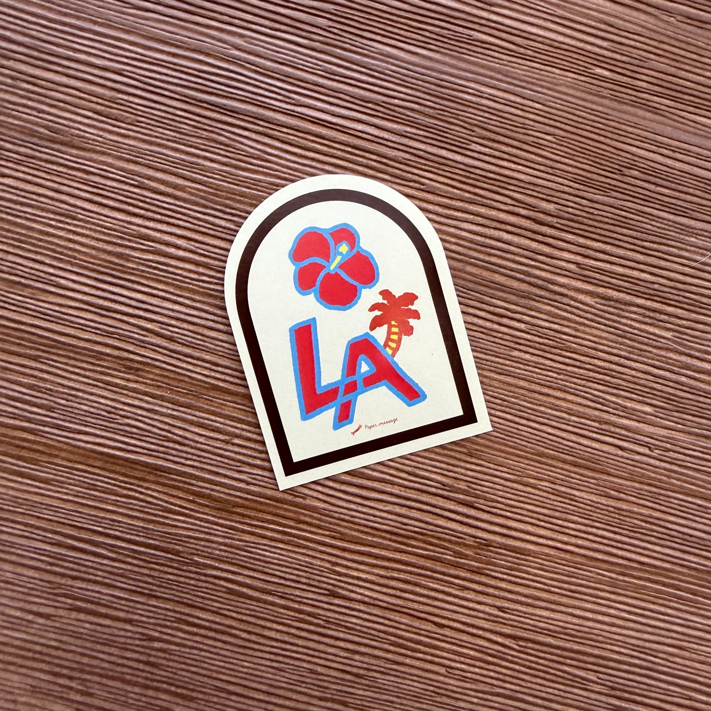 Los Angeles Stickers 《LA Exclusive》 · Paper Message