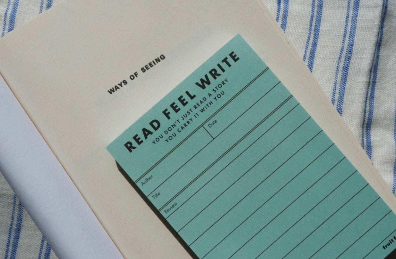 Turquoise Book Review Memopad · Fruit Fries