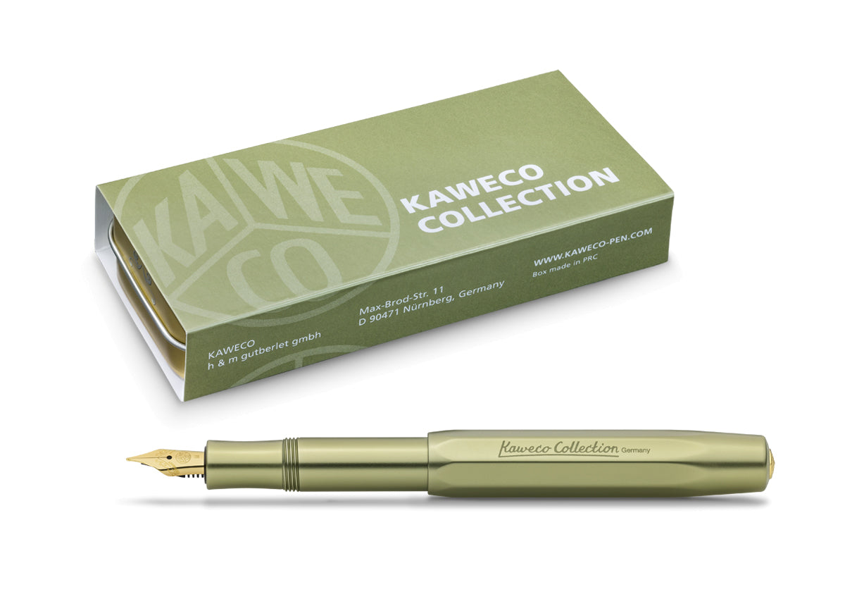 Olivine Collector's Edition Aluminum Sport Fountain Pen · Kaweco