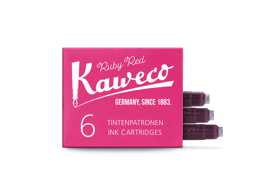 Ink Cartridge Refill / 6 pc - Ruby Red · Kaweco