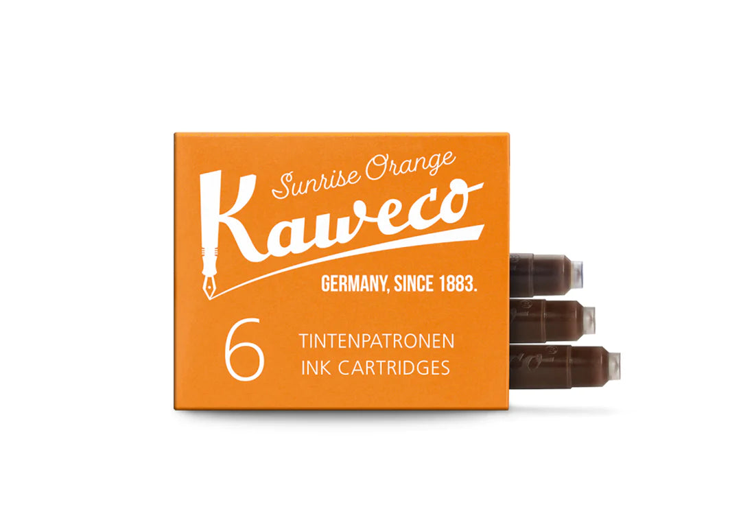Ink Cartridge Refill / 6 pc - Sunrise Orange · Kaweco