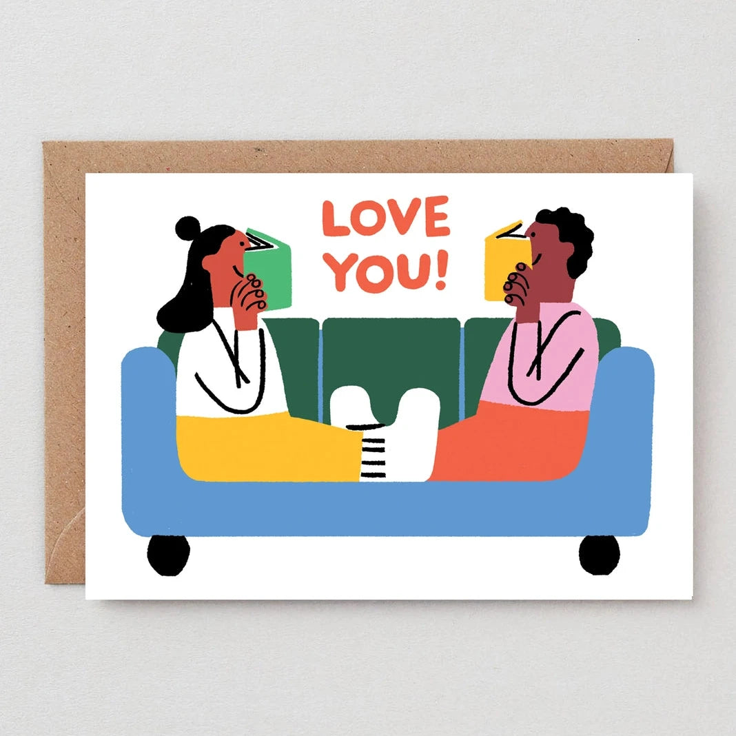 Love You Readers Greeting Card · Wrap