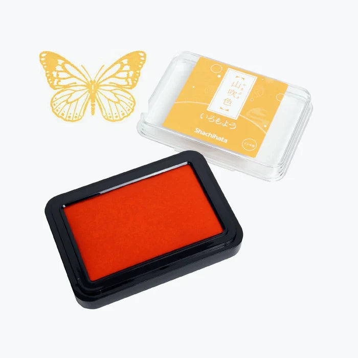 Mandarin Orange · Shachihata Iromoyo Oil-Based Ink Pad