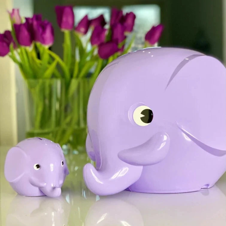 Elephant Money Box Small - Lavender