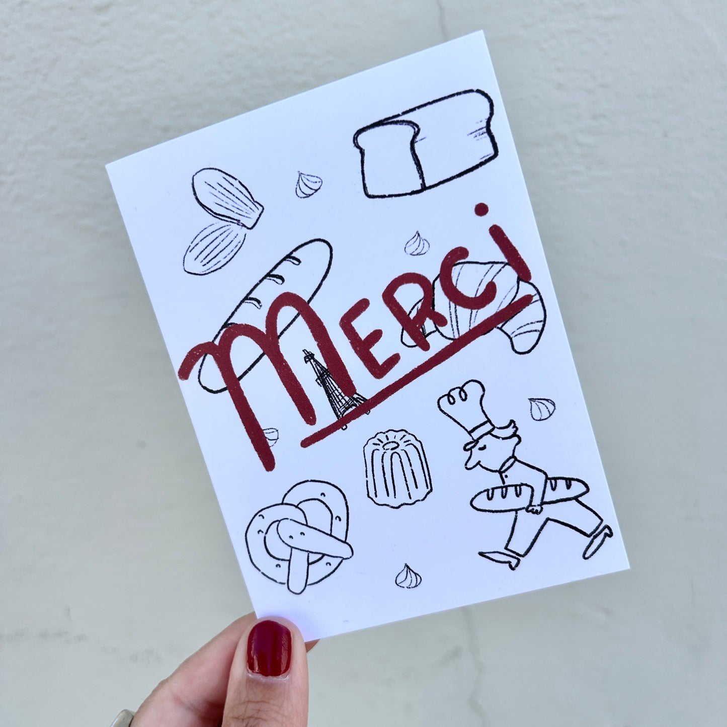 Merci Mini Card Set of 6 · Paper Plant Co