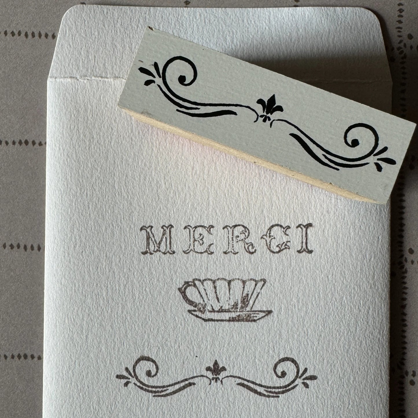 Deco 1 Wooden Stamp・Mon petit artiste