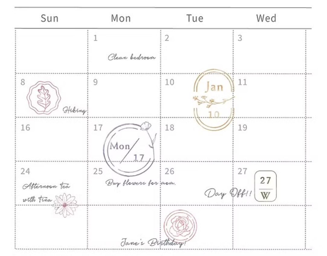 Months / Splice Stamp · MU Lifestyle