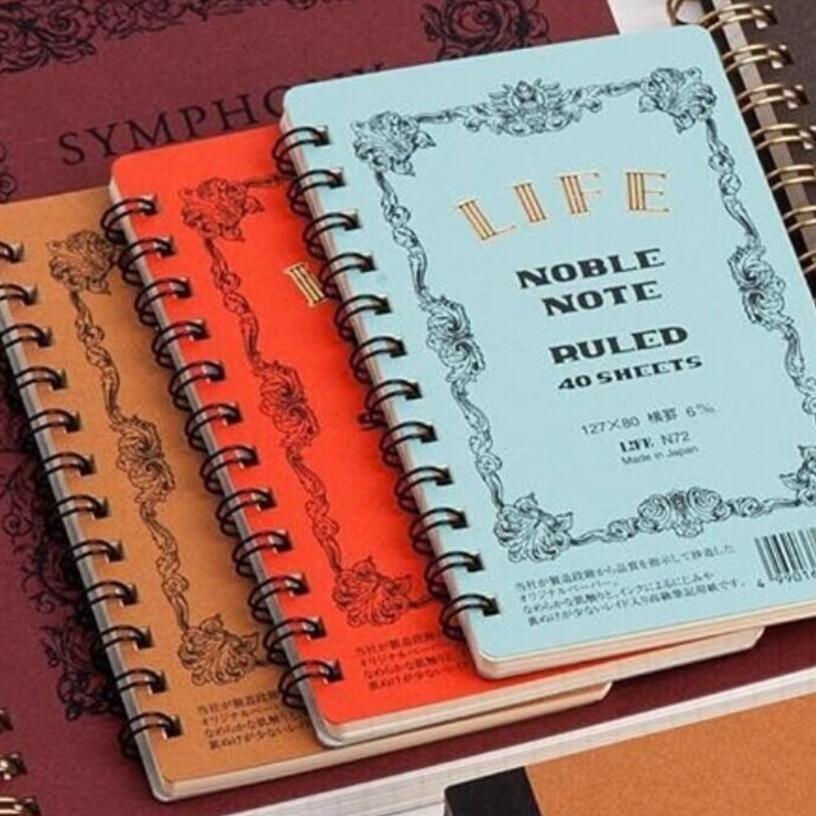 Life Noble Mini Ring Notebook - Blank