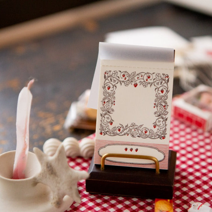 Strawberry Frame Letterpress Book · OURS Studio