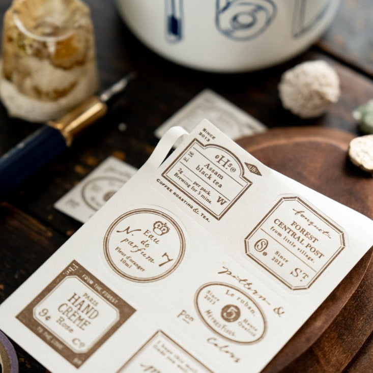 Grocery Labels Letterpress Book · OURS Studio