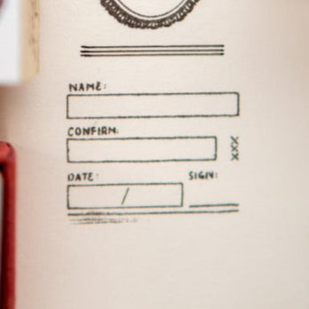Name Plate Rubber Stamp · OURS Studio