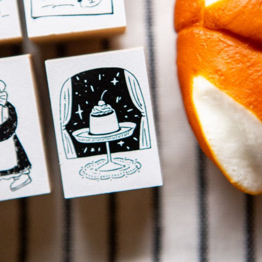 Pudding Rubber Stamp · OURS Studio