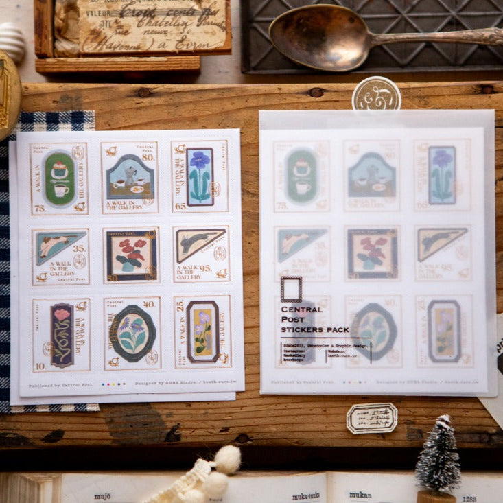 The Gallery Stamp Sticker Sheet · OURS Studio