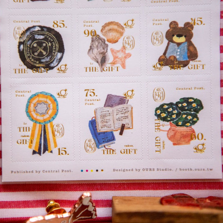 The Gift Stamp Sticker Sheet · OURS Studio