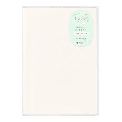 Yuru Log B6 Notebook Clear Cover · Midori