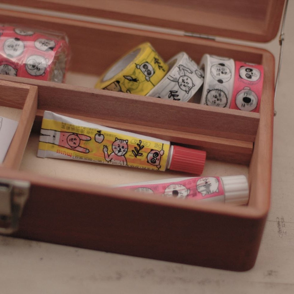 sennokoto Masking Tape - Faces · Pink / Classiky