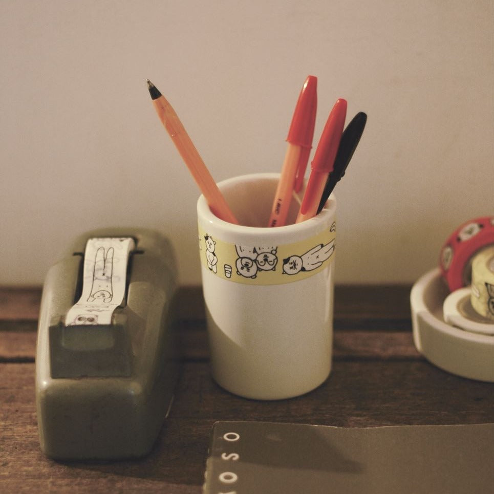 sennokoto Masking Tape - Animals · White / Classiky